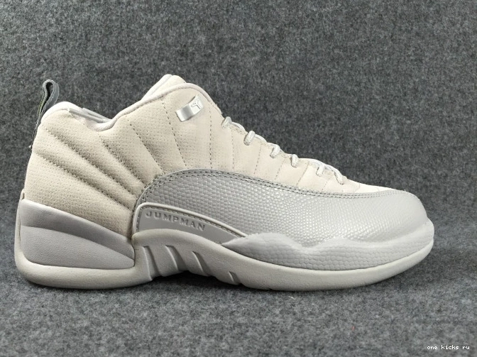 Rep 12 Grey Air Jordan Low 308317-002 Suede 0617
